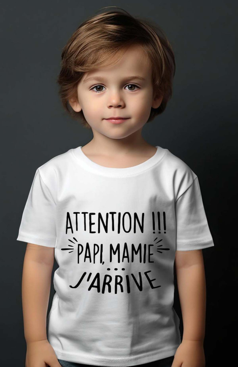 Wholesaler I.A.L.D FRANCE - Boy Tee | Attention j'arrive