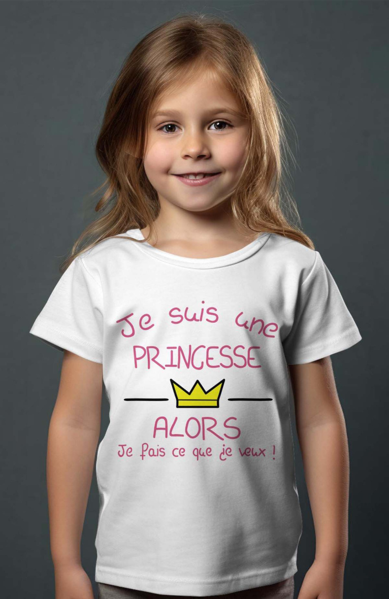 Grossiste I.A.L.D FRANCE - T-shirt Fille | fais ce que je veux