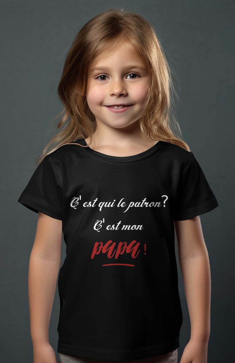 Grossiste I.A.L.D FRANCE - T-shirt Fille | Patron Papa