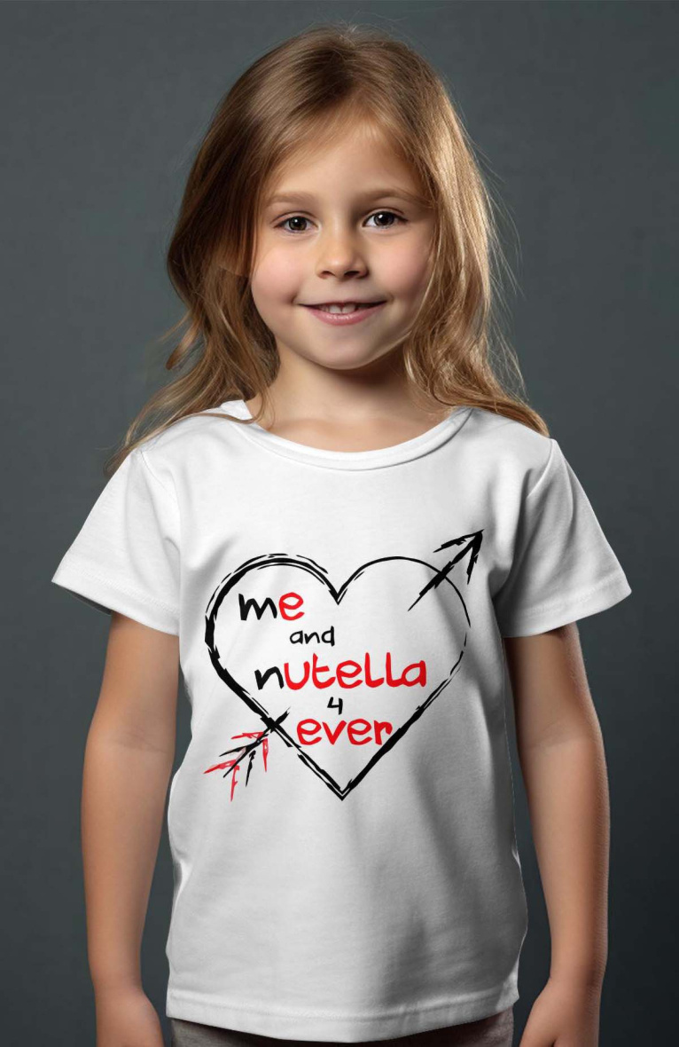 Grossiste I.A.L.D FRANCE - T-shirt Fille |  me and nutella