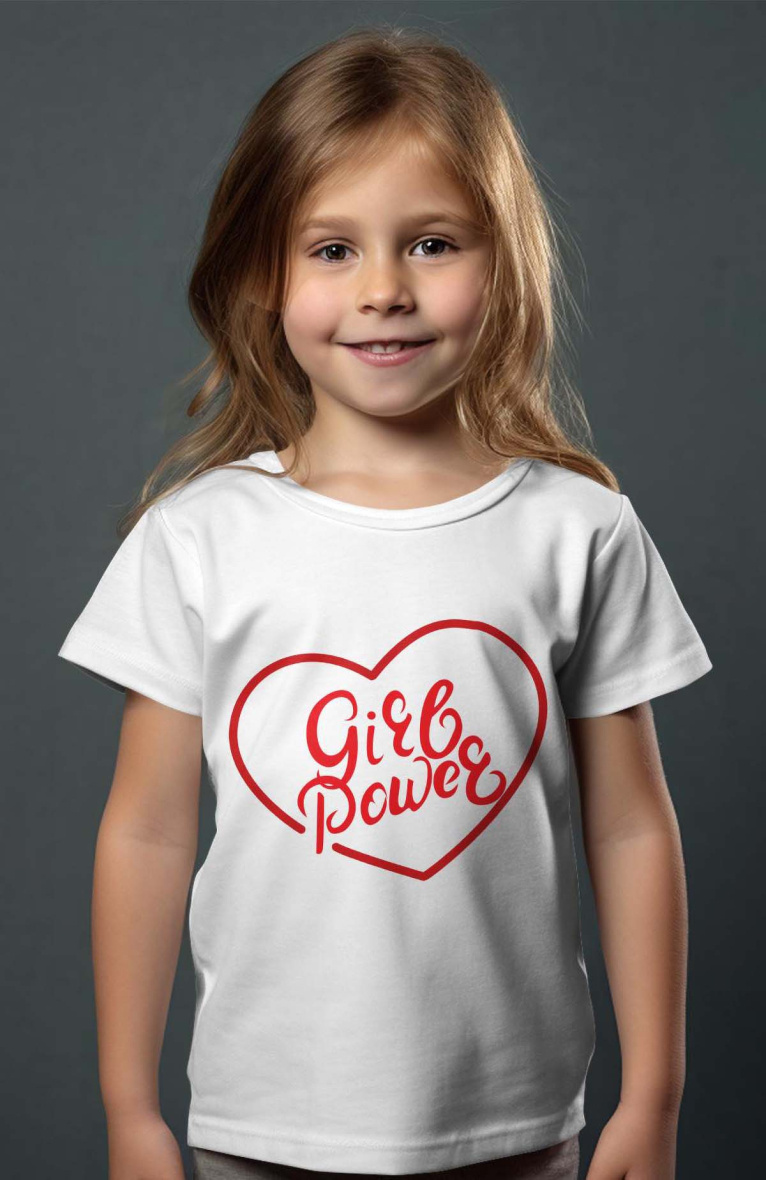 Wholesaler I.A.L.D FRANCE - Girl's Tee |  GIRL POWER