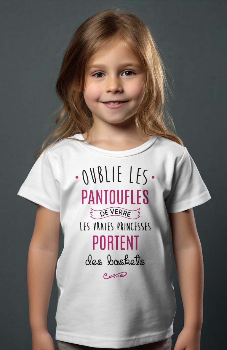 Wholesaler I.A.L.D FRANCE - Girl's tee | oublie les pantoufles