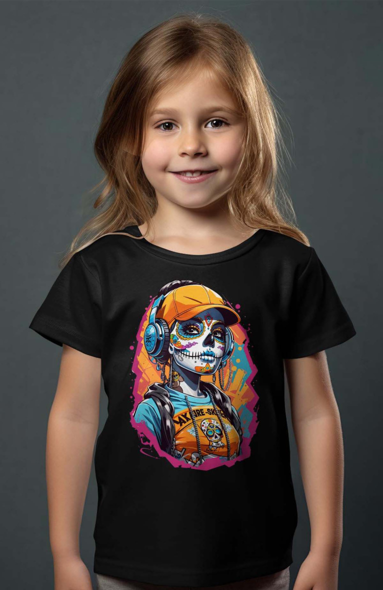 Grossiste I.A.L.D FRANCE - T-shirt Fille | Dia de los muertos