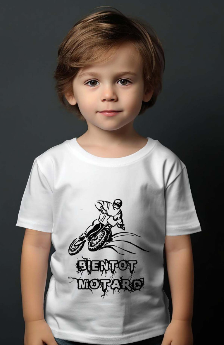 Grossiste I.A.L.D FRANCE - T-shirt Garçon  | bientot motard