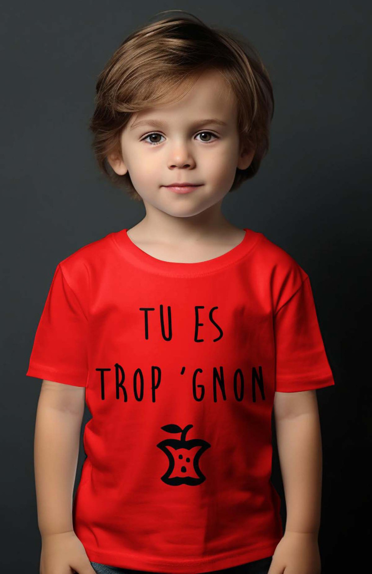Großhändler I.A.L.D FRANCE - Jungen-T-Shirt | du bist zu dumm