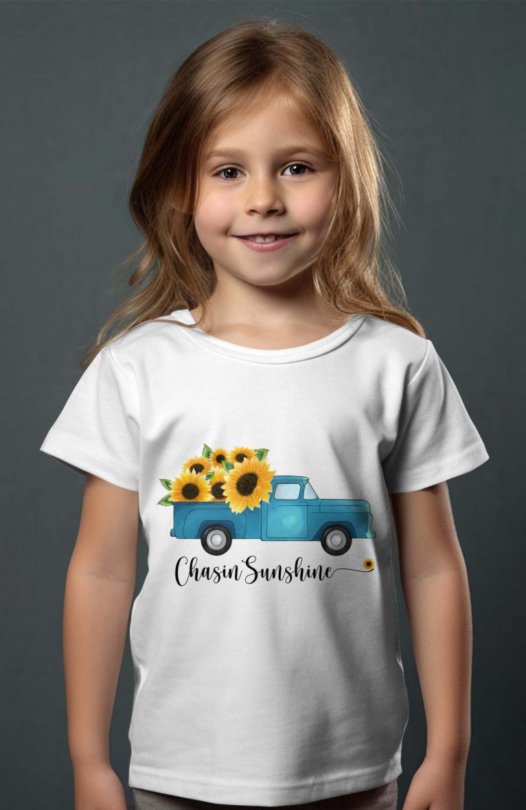 Wholesaler I.A.L.D FRANCE - Girl's tee | Chasing sunshine