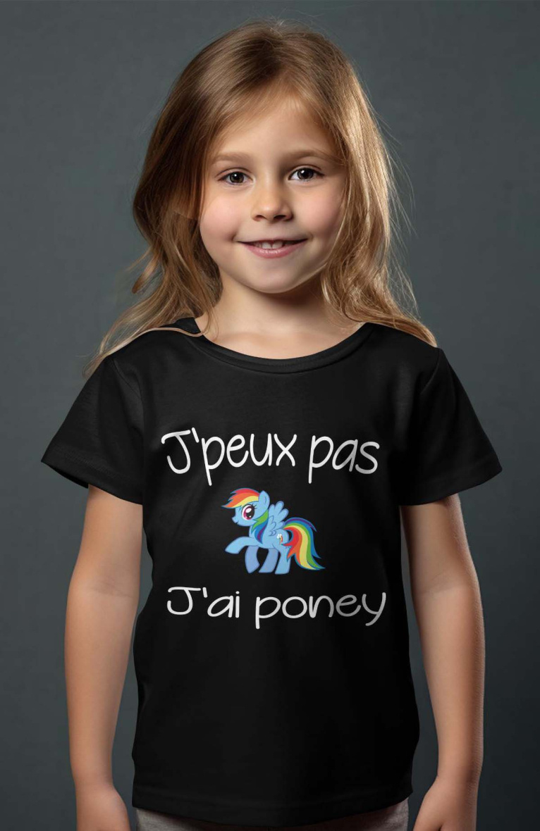 Wholesaler I.A.L.D FRANCE - Girl's tee | peux pas poney