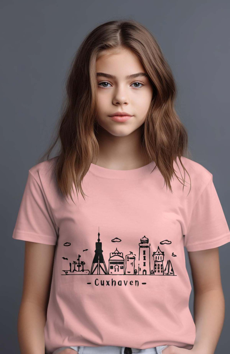 Wholesaler I.A.L.D FRANCE - Girl's tee | Skyline Cuxhaven