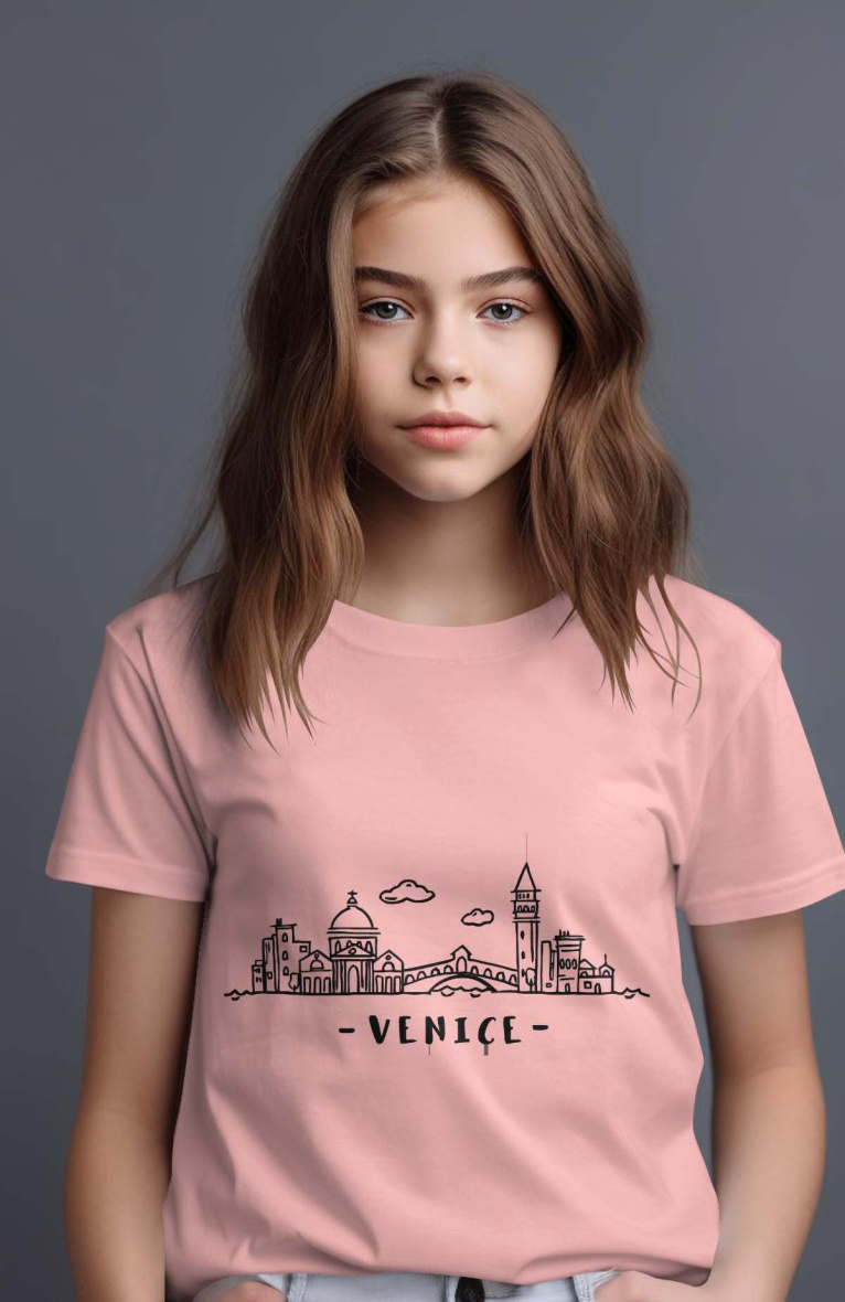 Wholesaler I.A.L.D FRANCE - Girl's tee | Skyline Venice