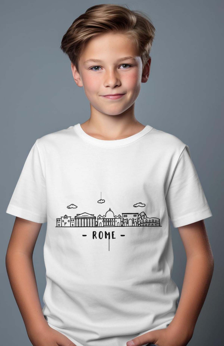 Grossiste I.A.L.D FRANCE - T-shirt Garçon  | Skyline Rome