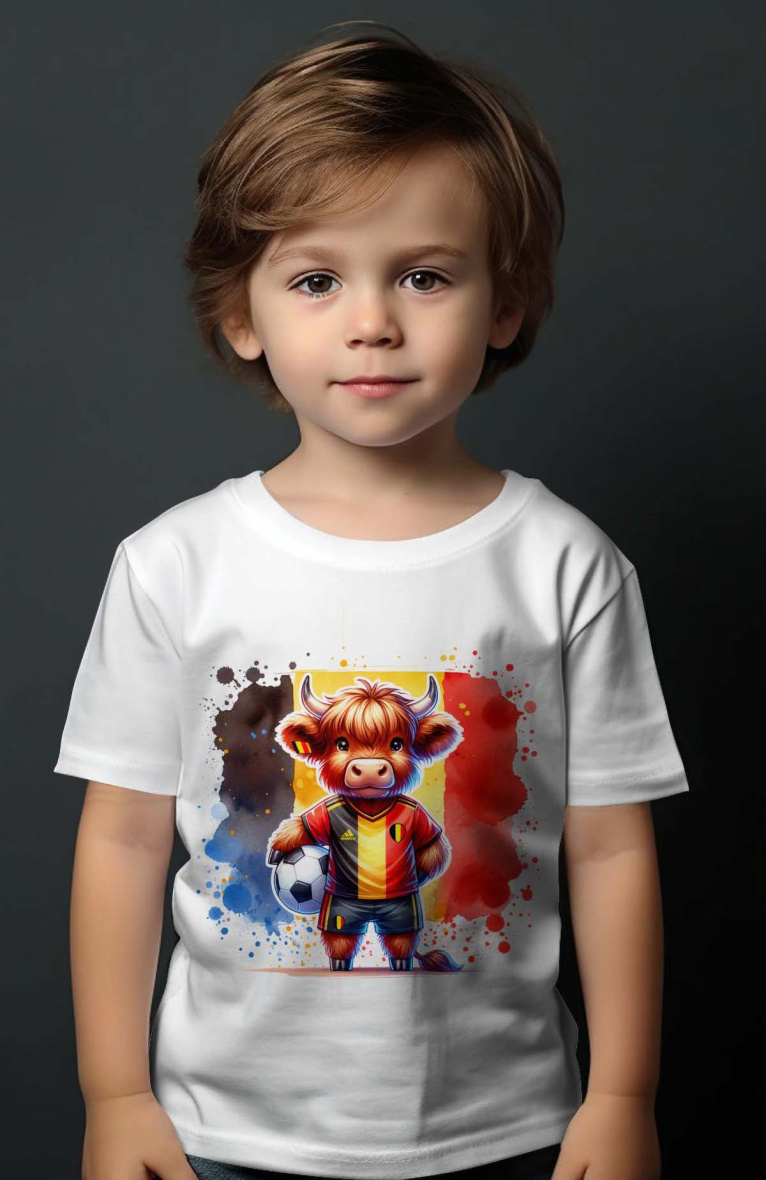 Großhändler I.A.L.D FRANCE - Jungen-T-Shirt | Belgische Kuh