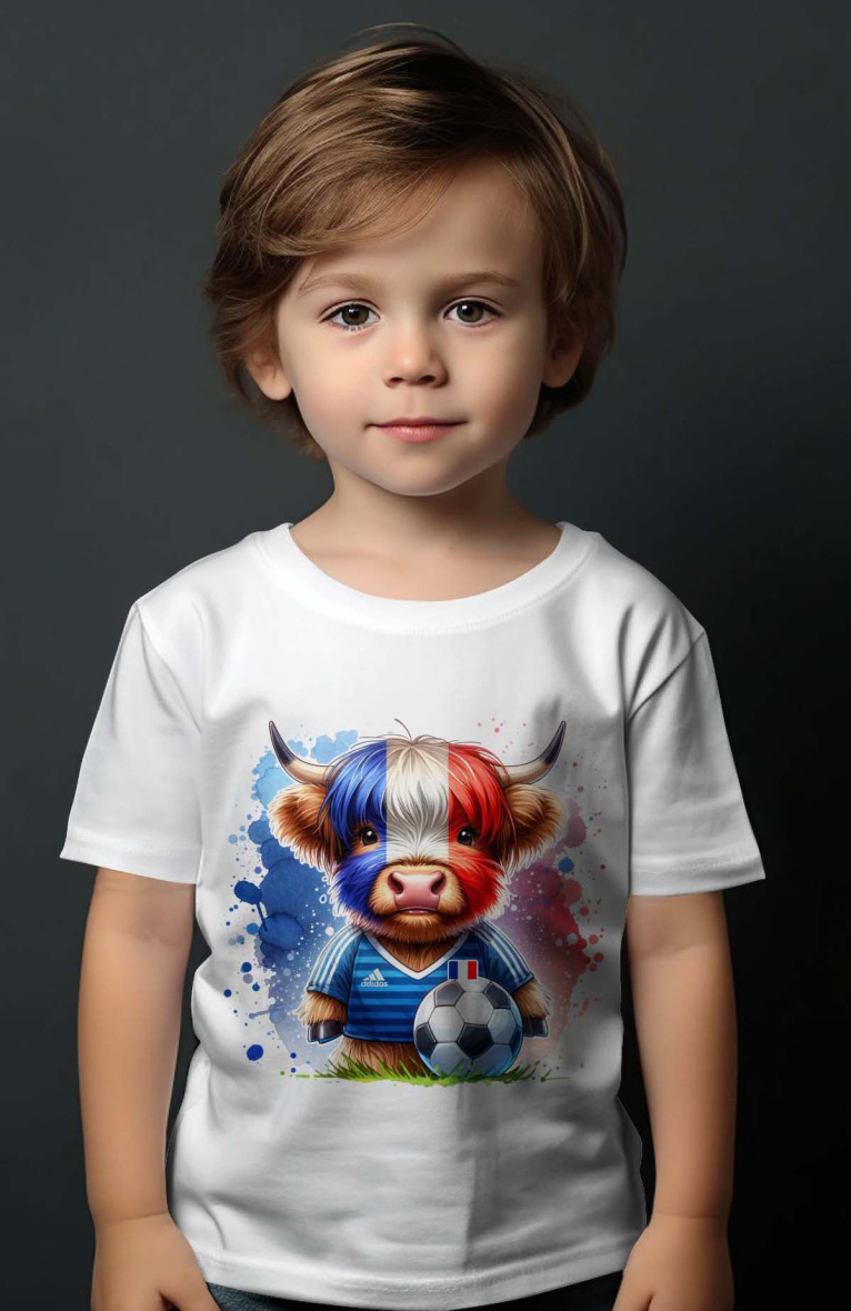 Großhändler I.A.L.D FRANCE - Jungen-T-Shirt | Französische Kuh