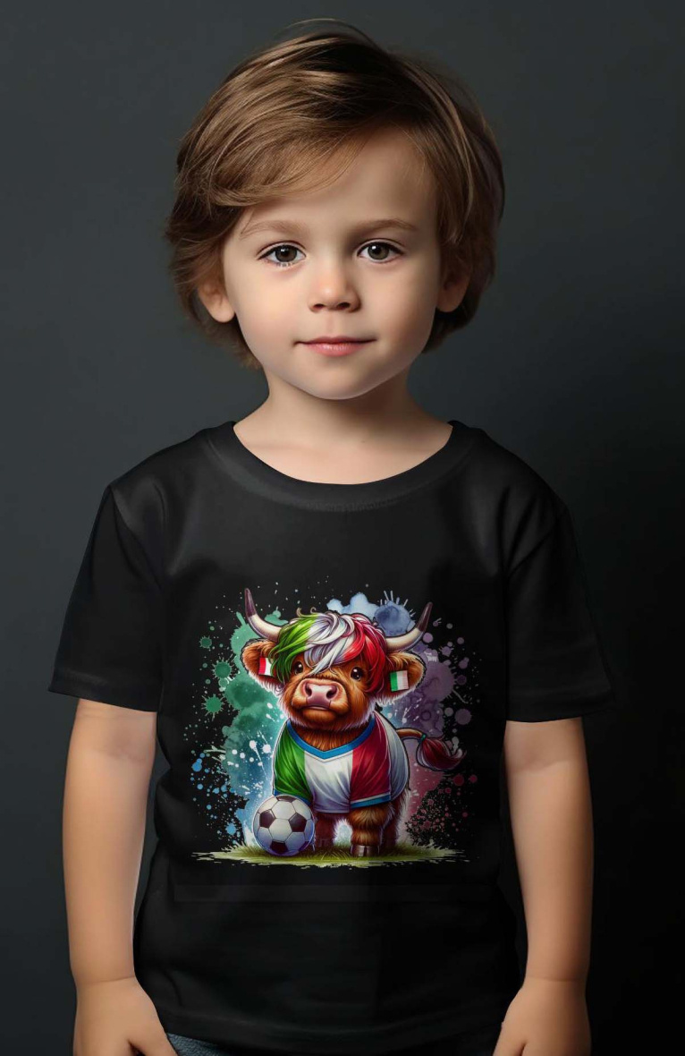 Großhändler I.A.L.D FRANCE - Jungen-T-Shirt | Italienische Kuh