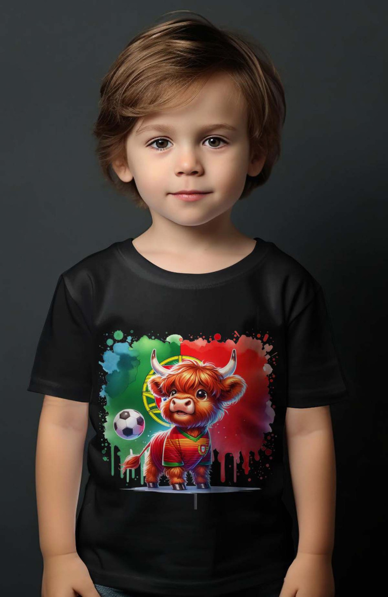 Großhändler I.A.L.D FRANCE - Jungen-T-Shirt | Portugal-Kuh