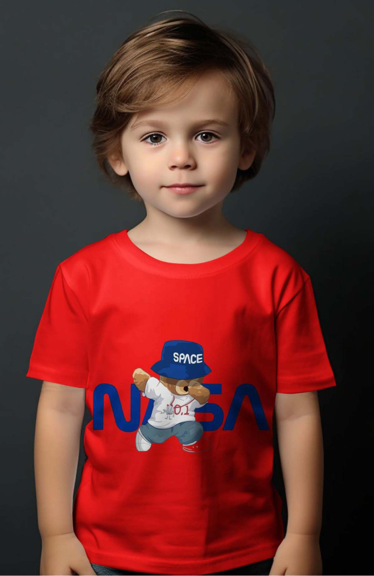 Großhändler I.A.L.D FRANCE - Jungen-T-Shirt | Bär NASA