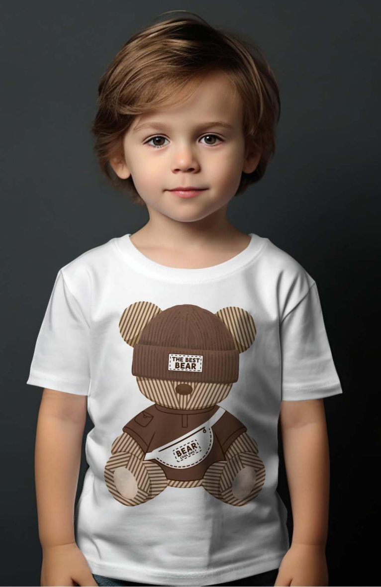 Großhändler I.A.L.D FRANCE - Jungen-T-Shirt | Bestes Bärenbaby