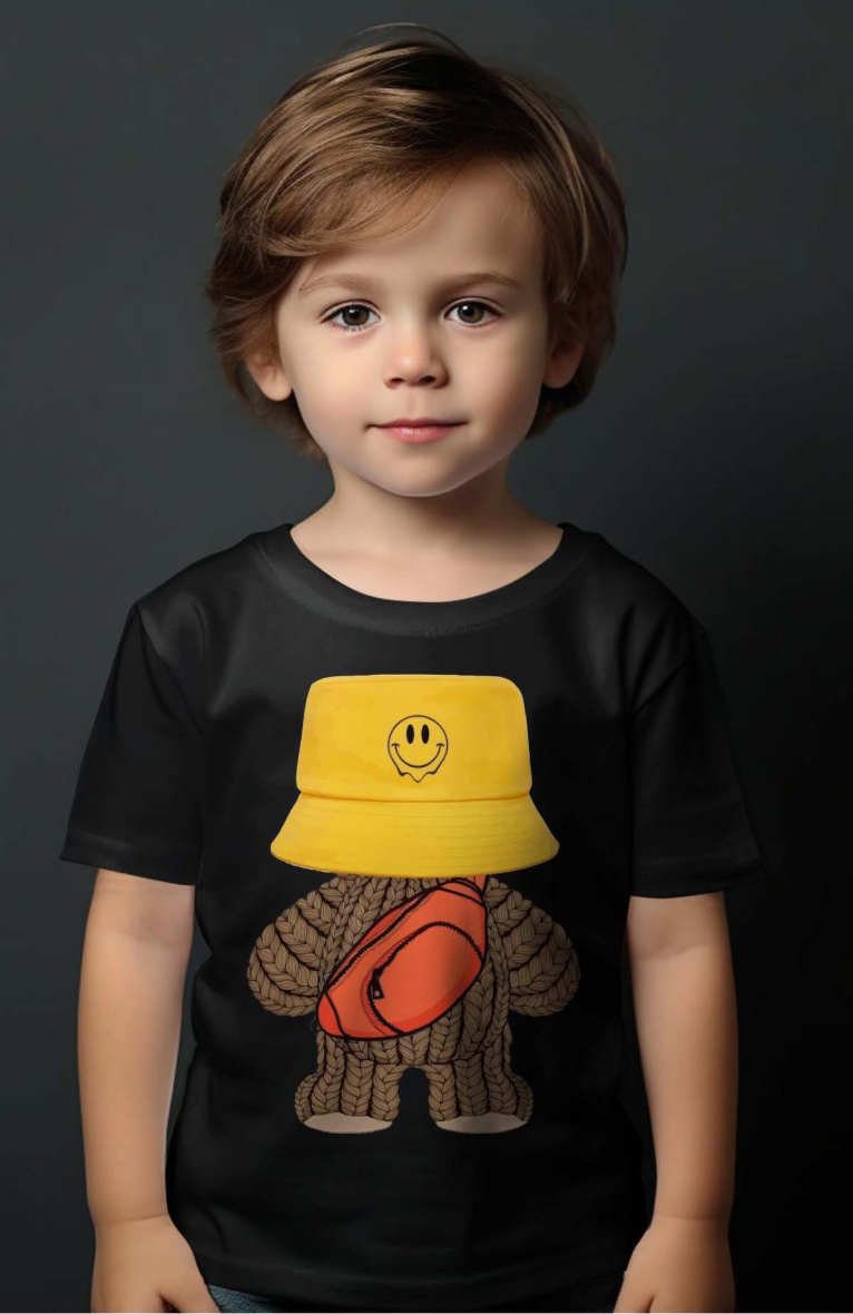 Großhändler I.A.L.D FRANCE - Jungen-T-Shirt | Bob-Plüschtier