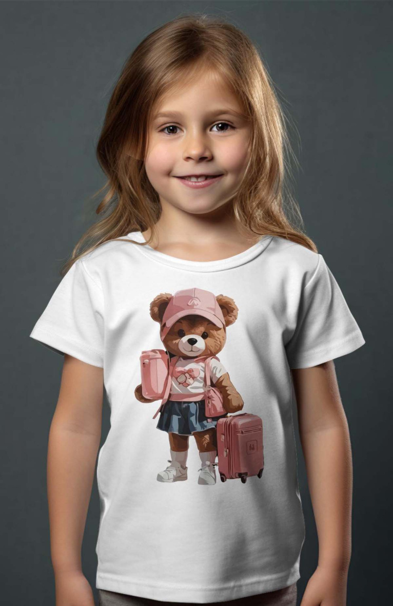 Wholesaler I.A.L.D FRANCE - Girl's tee | Girl peluche
