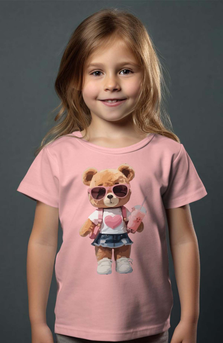 Wholesaler I.A.L.D FRANCE - Girl's tee | peluche jupe