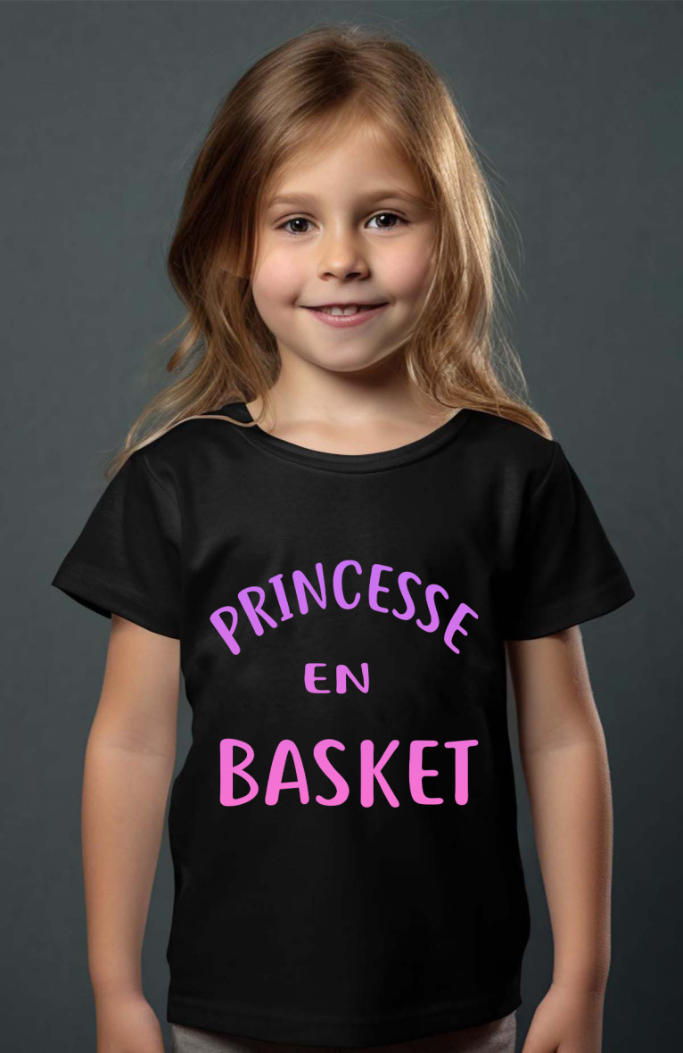 Wholesaler I.A.L.D FRANCE - Princesse En Bask - Girl's tee