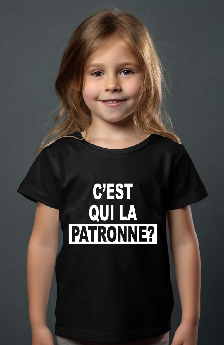 Wholesaler I.A.L.D FRANCE - Ki patronne - Girl's tee