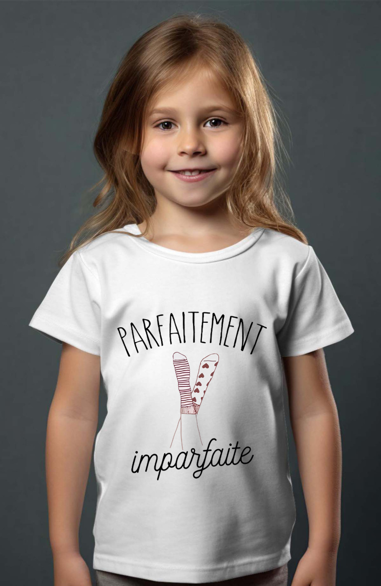 Wholesaler I.A.L.D FRANCE - parfaitement imparfaite - Girl's tee