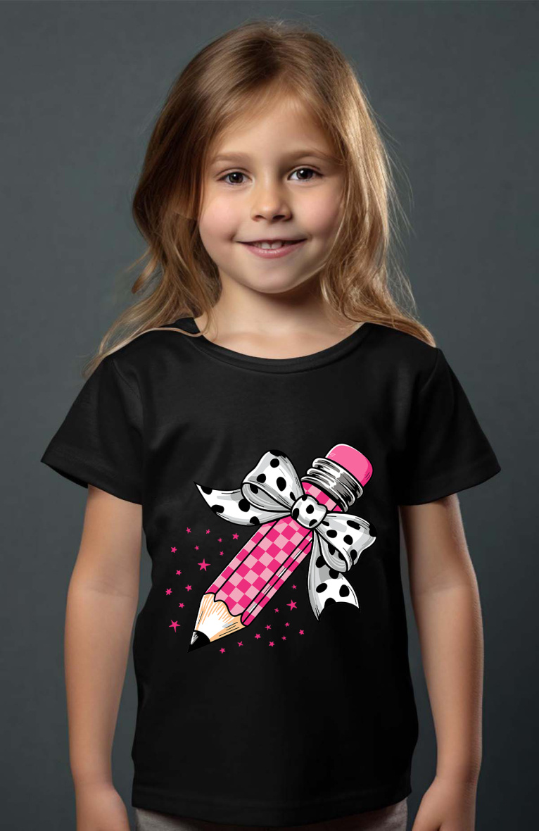 Großhändler I.A.L.D FRANCE - Bleistiftknoten – T-Shirt für Mädchen
