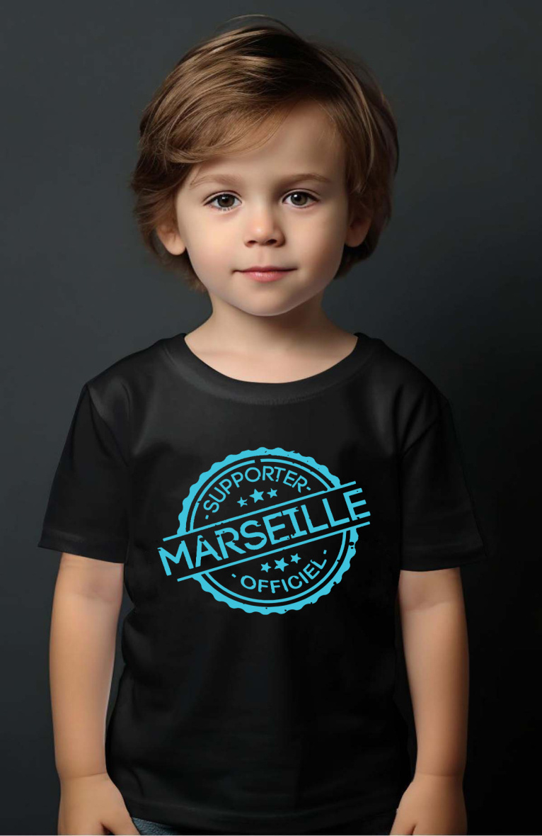Großhändler I.A.L.D FRANCE - Support marseille off - T-Shirt für Jungen