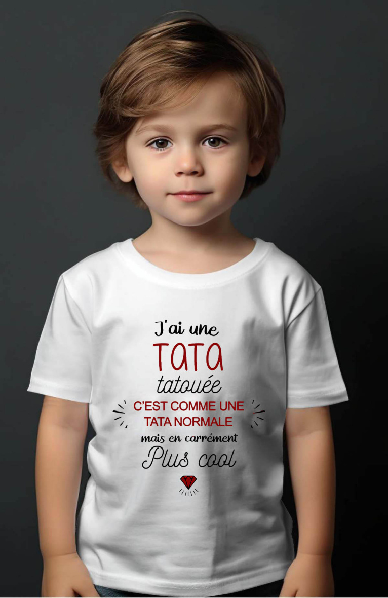 Großhändler I.A.L.D FRANCE - TATTOOED TATA – T-Shirt für Jungen