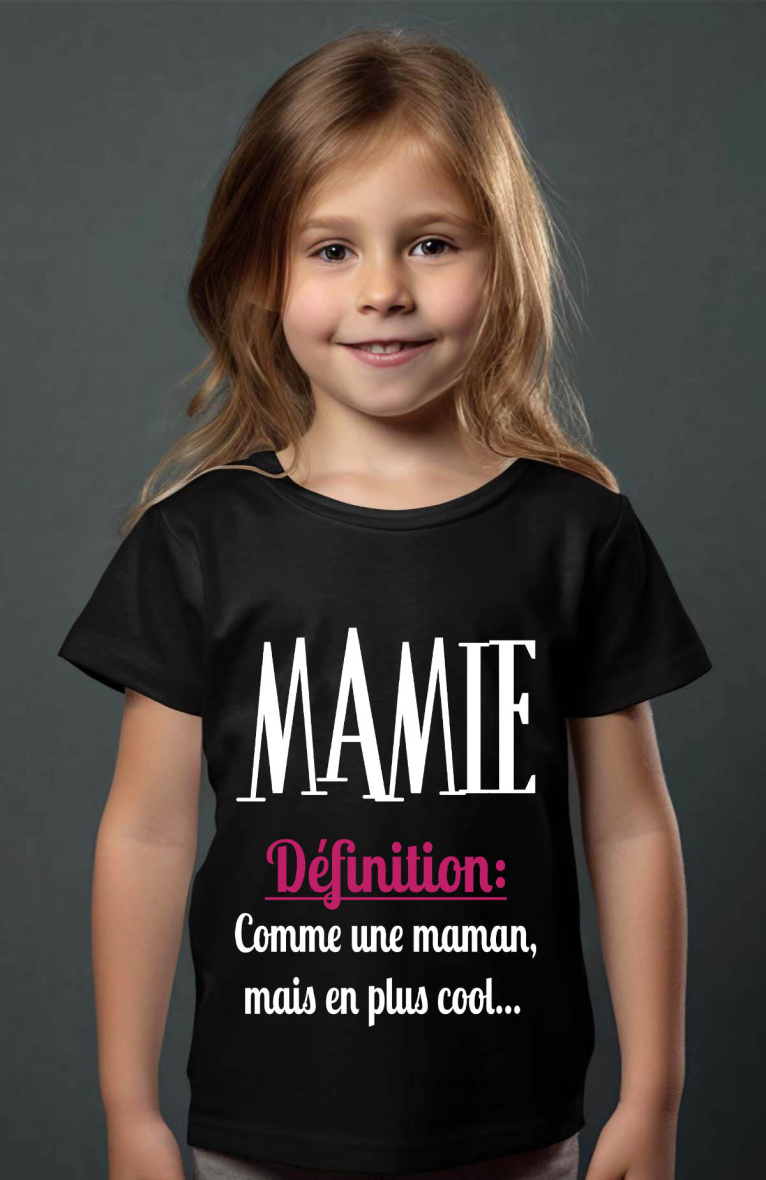 Grossiste I.A.L.D FRANCE - Def mamie - Tshirt Fille