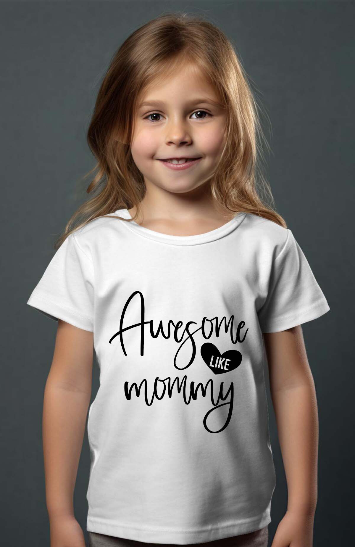 Wholesaler I.A.L.D FRANCE - awesome like mommy - Girl's tee