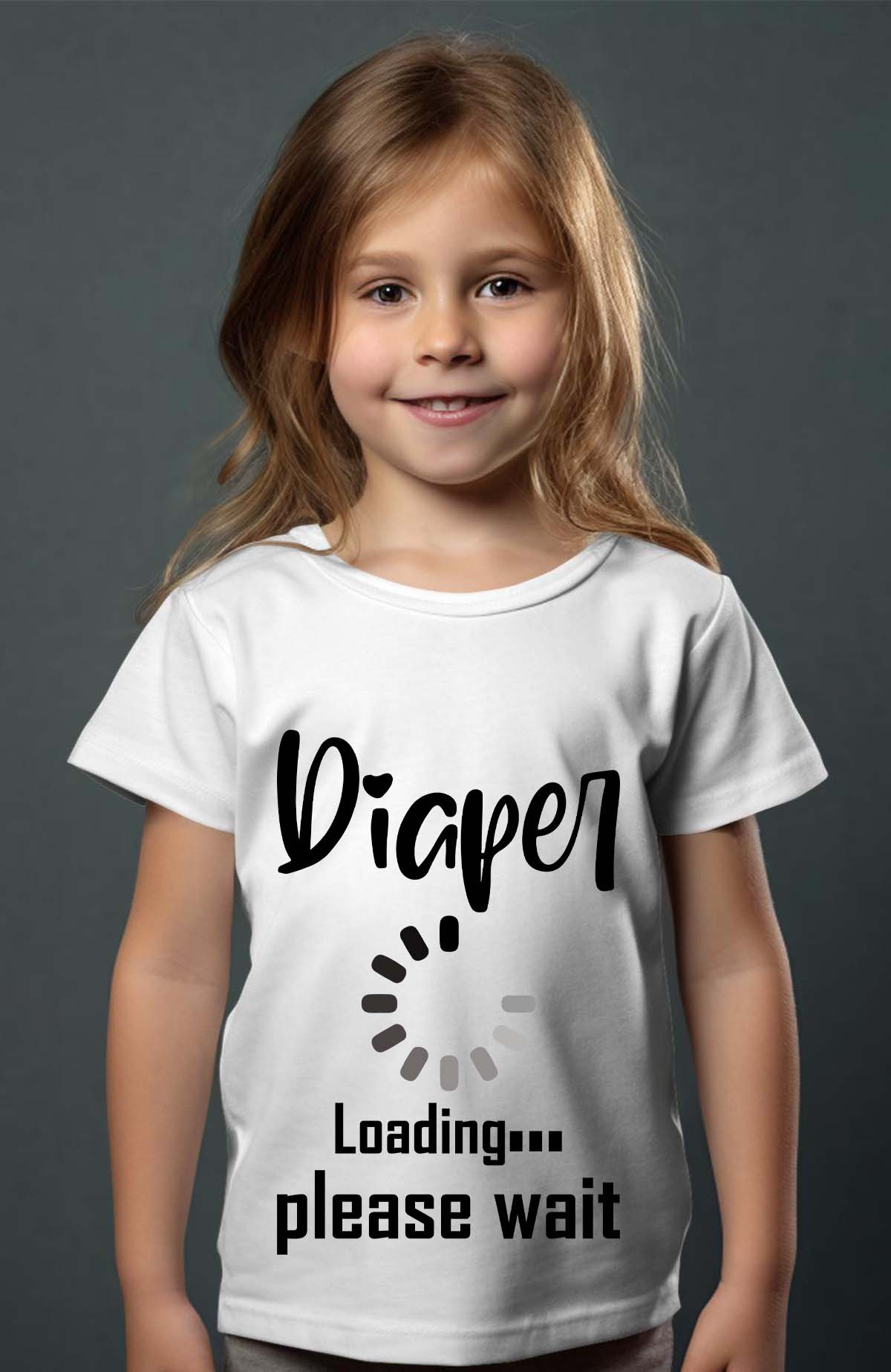 Wholesaler I.A.L.D FRANCE - Diaper - Girl's tee