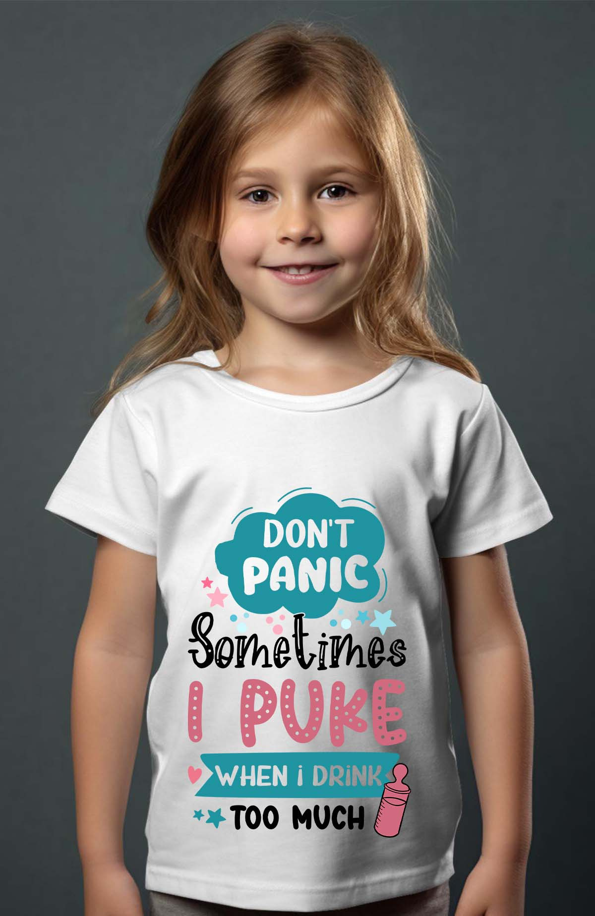 Wholesaler I.A.L.D FRANCE - Drink too much - Girl's tee