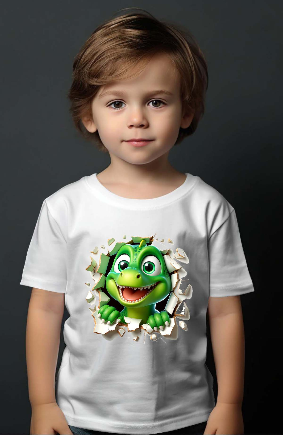 Wholesaler I.A.L.D FRANCE - Dino Vert - Boy's tee