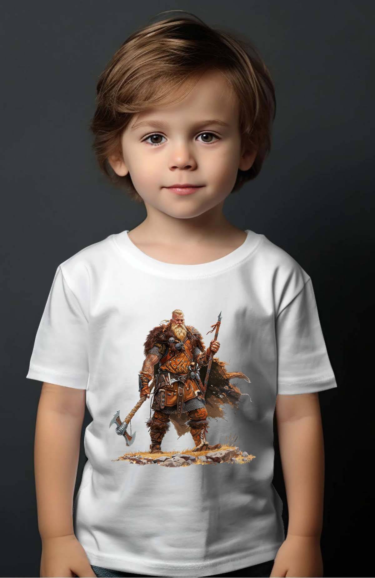 Grossiste I.A.L.D FRANCE - Chef viking - Tshirt Garçon