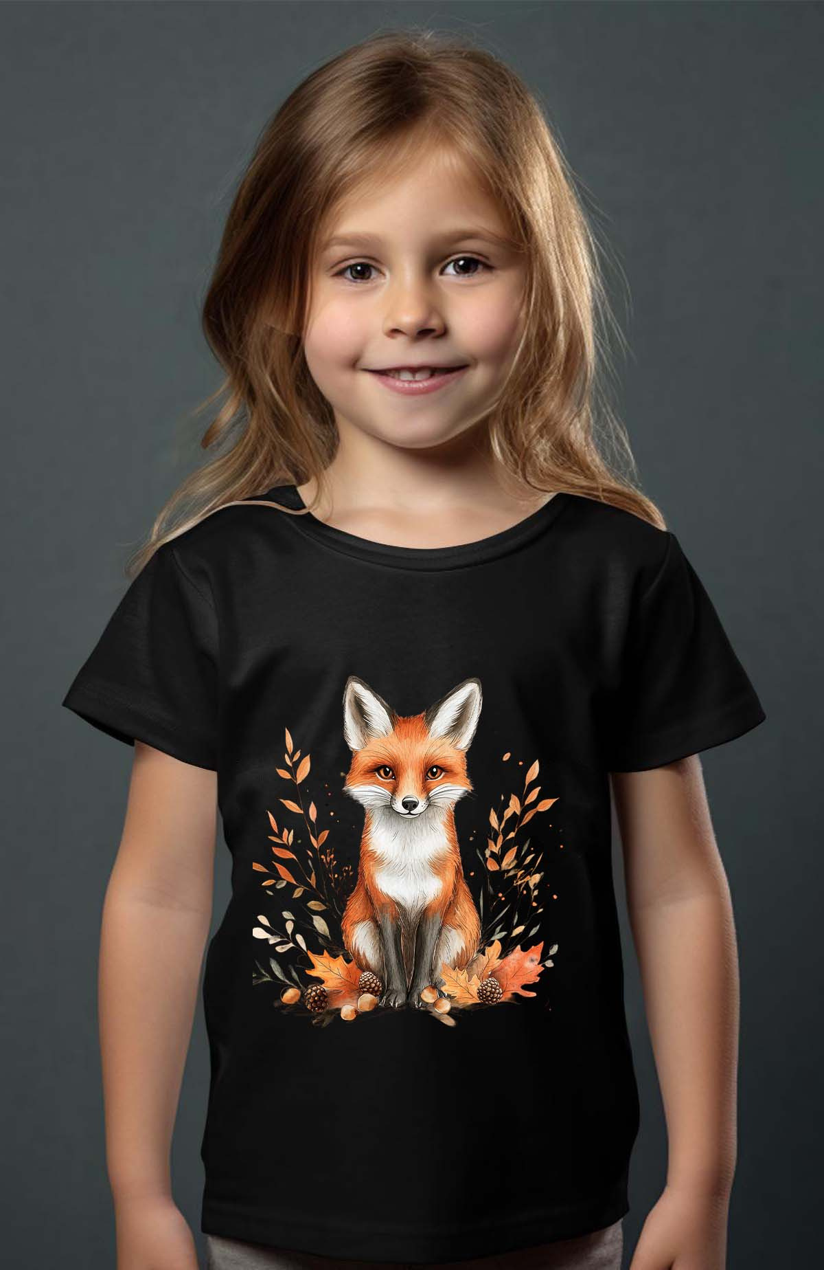 Wholesaler I.A.L.D FRANCE - Autumn écureuil - Girl's tee