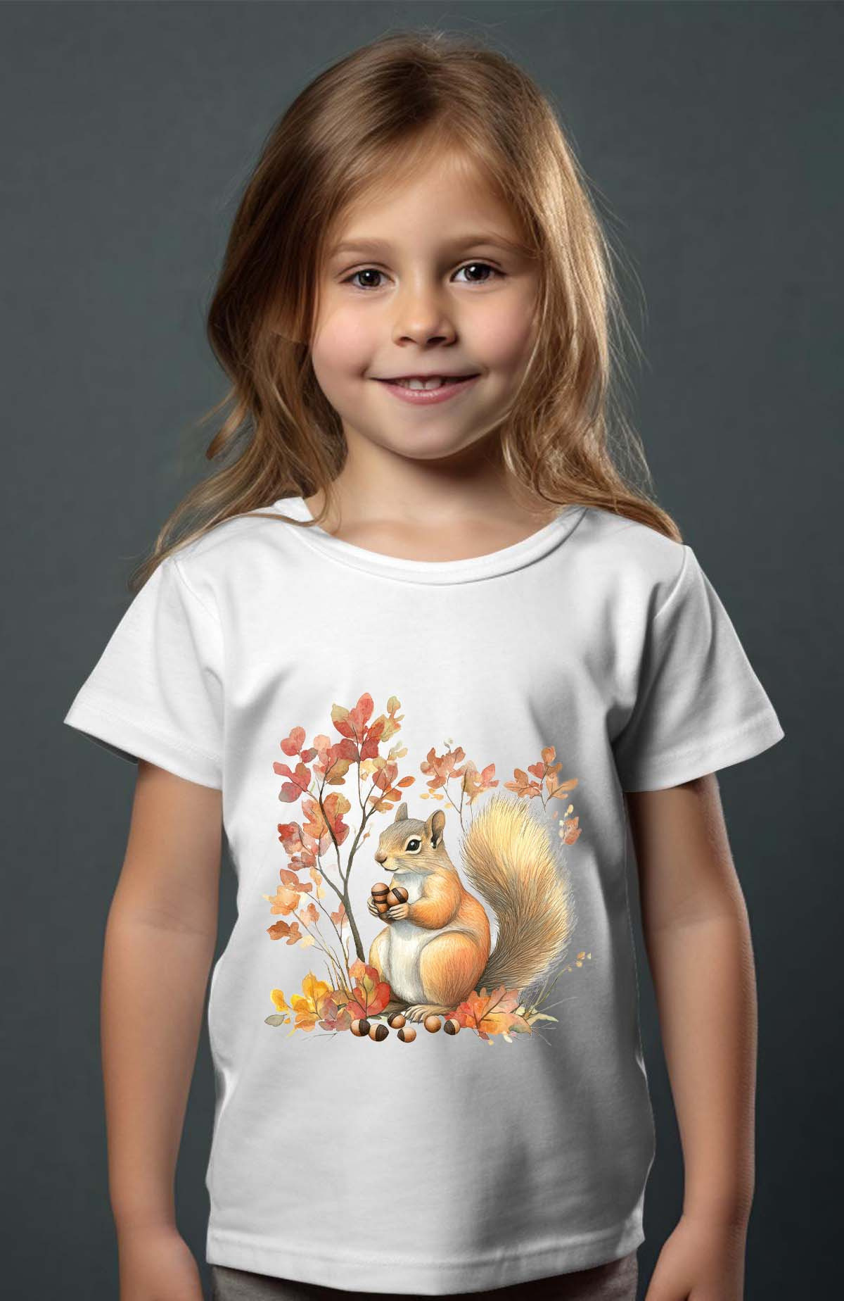 Grossiste I.A.L.D FRANCE - Autumn nuts - Tshirt Fille