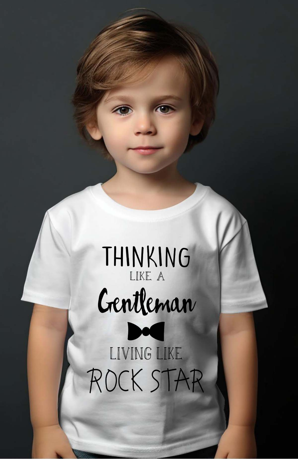 Grossiste I.A.L.D FRANCE - Thinking like a gentleman - Tshirt Garçon