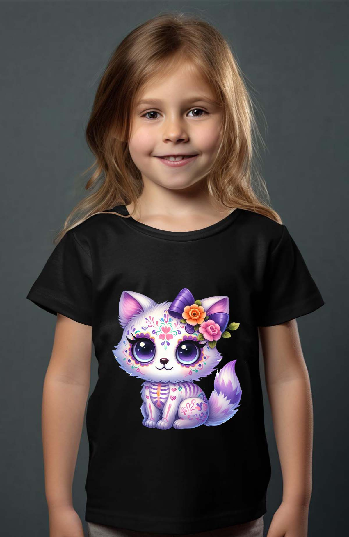 Grossiste I.A.L.D FRANCE - Chat jolie - Tshirt Fille
