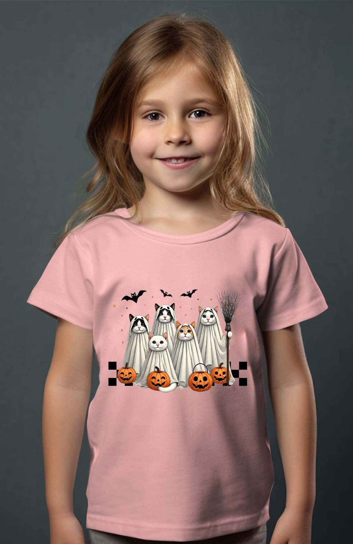 Großhändler I.A.L.D FRANCE - Vier Hexenkatzen - T-Shirt für Mädchen