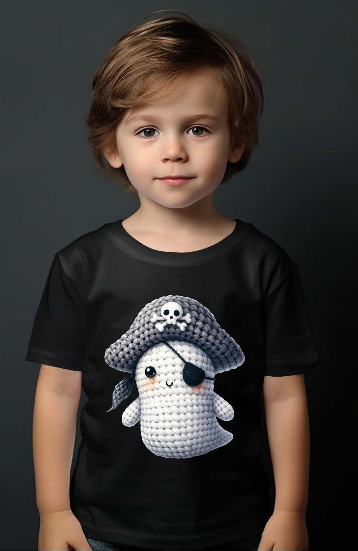 Wholesaler I.A.L.D FRANCE - Pirate ghost crochet - Boy's tee