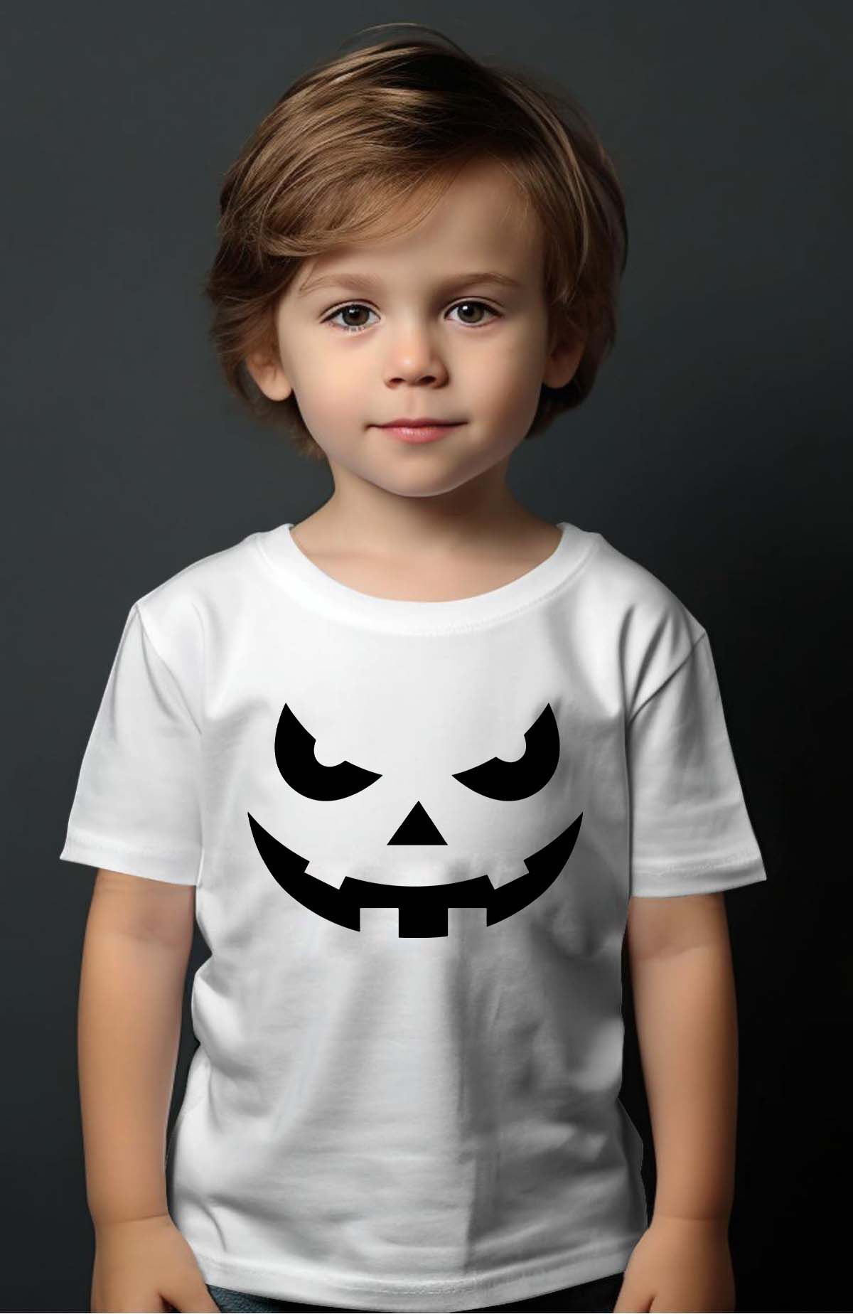 Wholesaler I.A.L.D FRANCE - Pumpkin face faché - Boy's tee