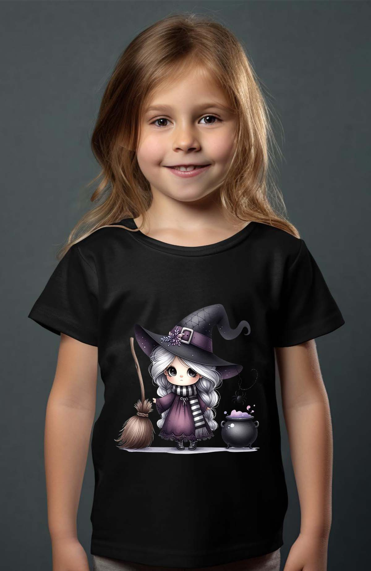 Wholesaler I.A.L.D FRANCE - Mini sorciere - Girl's tee