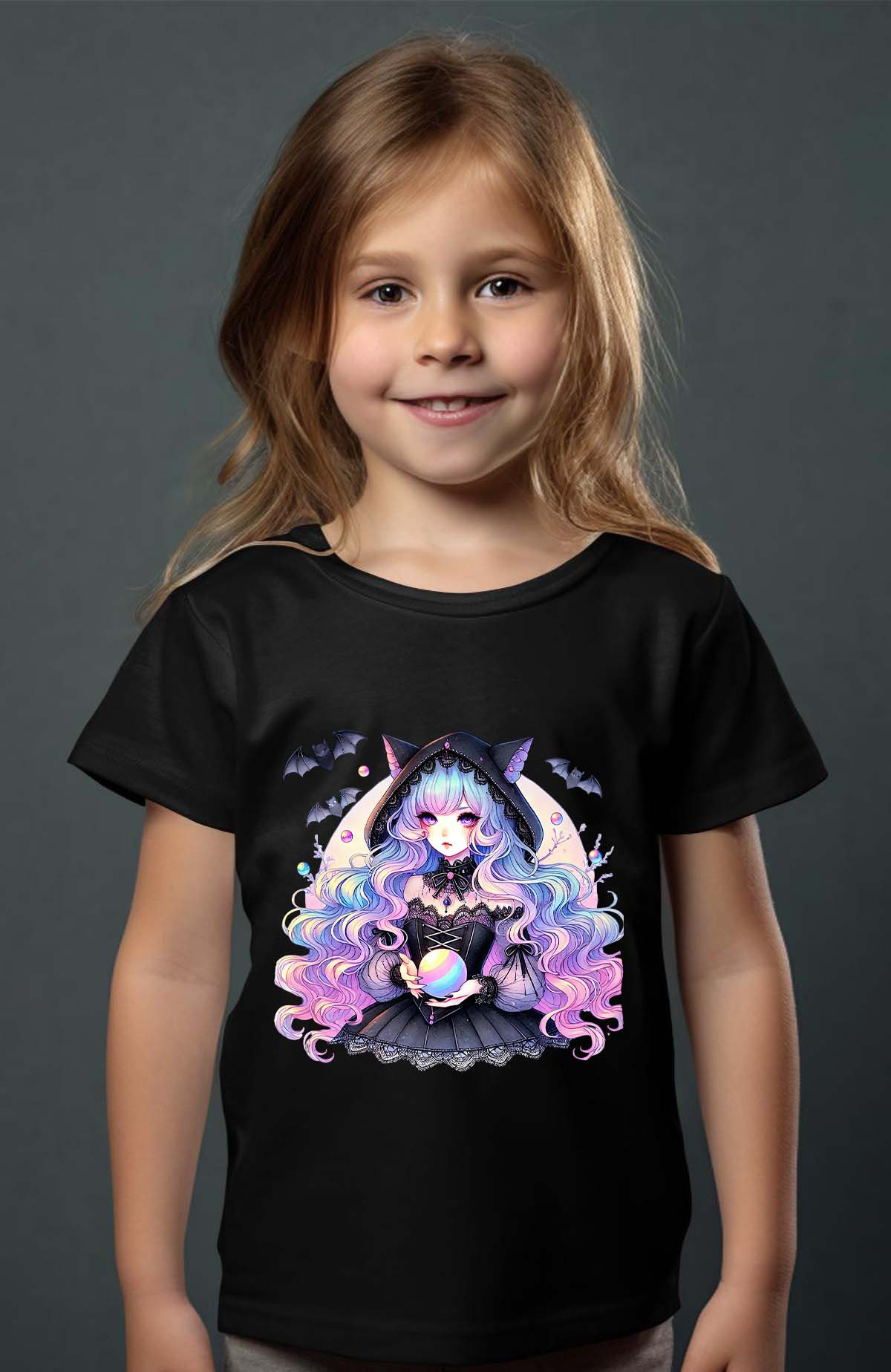 Wholesaler I.A.L.D FRANCE - Witch manga - Girl's tee