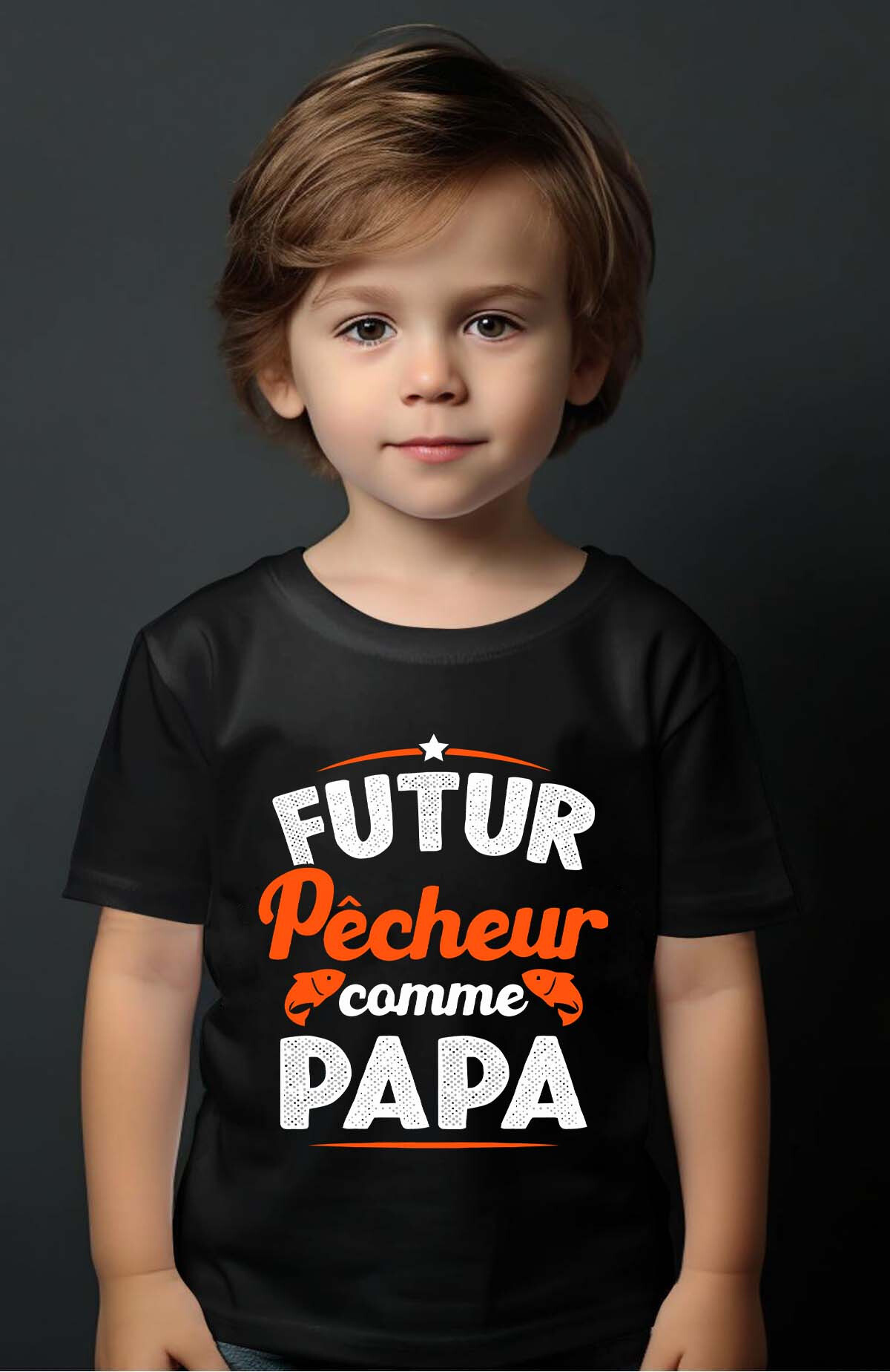 Großhändler I.A.L.D FRANCE - zukünftiger Fischer - T-Shirt für Jungen