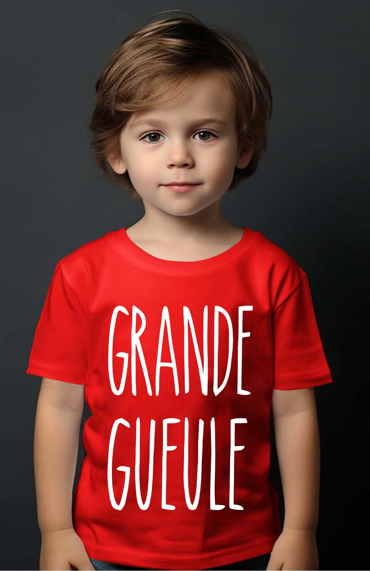 Grossiste I.A.L.D FRANCE - Grande gueule - Tshirt Garçon
