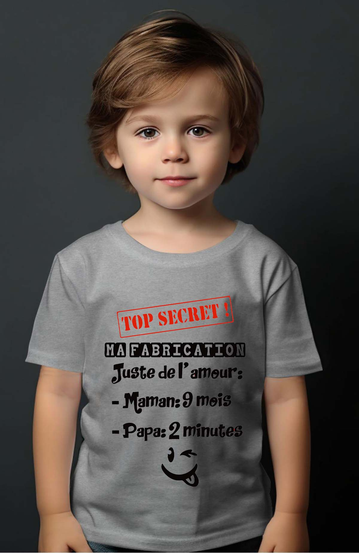 Grossiste I.A.L.D FRANCE - Top secret Fabrication - Tshirt Garçon