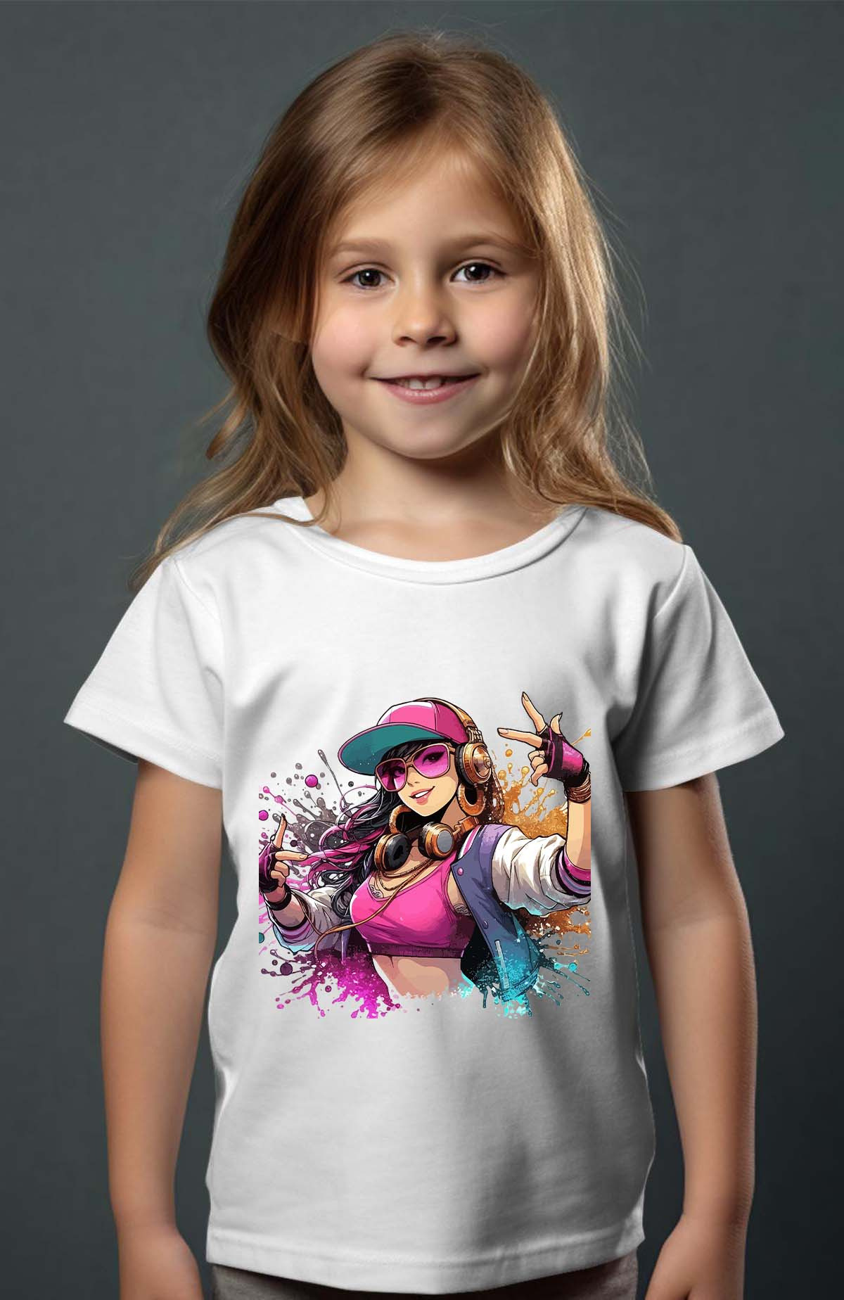 Grossiste I.A.L.D FRANCE - Girl Hip Hop - Tshirt Fille