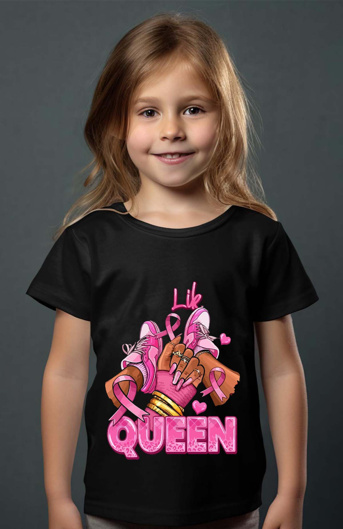 Großhändler I.A.L.D FRANCE - Queen Sneakers - Mädchen-T-Shirt