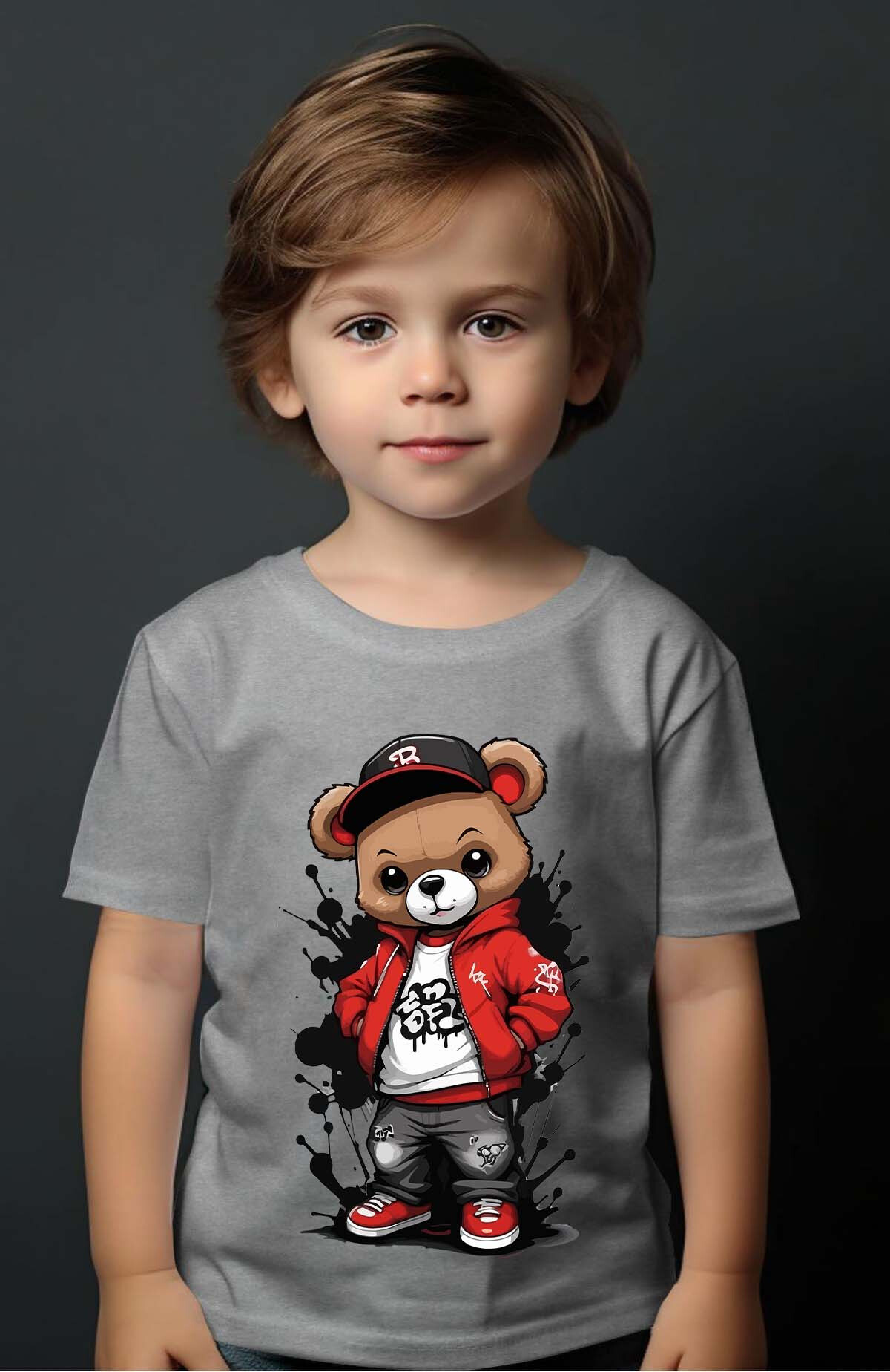 Grossiste I.A.L.D FRANCE - ours tranquille - Tshirt Garçon